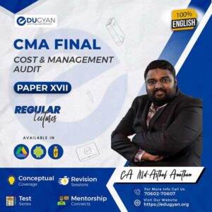 CMA Final Cost & Management Audit By CMA Md. Asthaf Anathan (English) (2022 Syllabus)