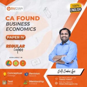 CA Found Business Economics By Prof Omkar Iyer (English) (New Syllabus)