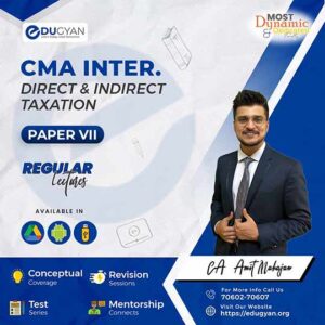 CMA Inter Taxation By CA Amit Mahajan (New Syllabus)
