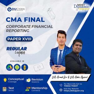 CMA Final Corporate Financial Reporting (CFR) Fast Track By CA Avinash Lala & CA Ankur Agarwal