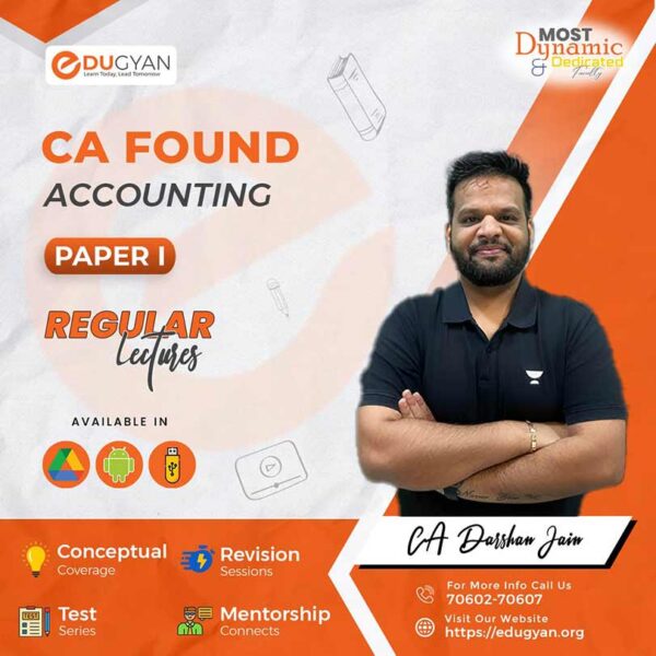 CA Foundation Accounting By CA Darshan Jain (New Syllabus)