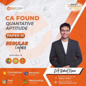 CA Foundation Quantitative Aptitude By CA Nishant Kumar (New Syllabus)