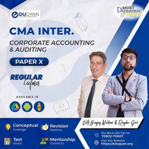 CMA Inter Corporate Accounting & Auditing By Prof Sanjay Welkins & CA Raghav Goel