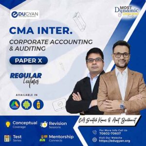 CMA Inter Corporate Accounting & Auditing By CA Santosh Kumar & CA Amit Bachhawat