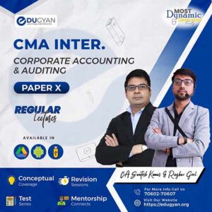 CMA Inter Corporate Accounting & Auditing By CA Santosh Kumar & CA Raghav Goel