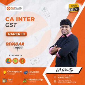 CA Inter GST By CA Shiva Teja (English) (New Syllabus)