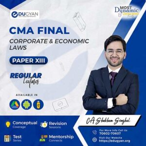 CMA Final Corporate & Economic Laws By CA Shubham Singhal (2022 Syllabus)
