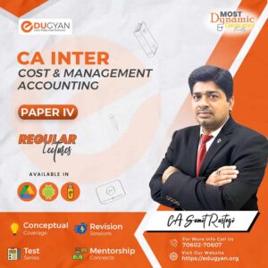 CA Inter Cost & Management Accounting By CMA Sumit Rastogi (New Syllabus)