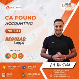 CA Foundation Principles & Practice of Accounting By CA Tejas Suchak (New Syllabus)