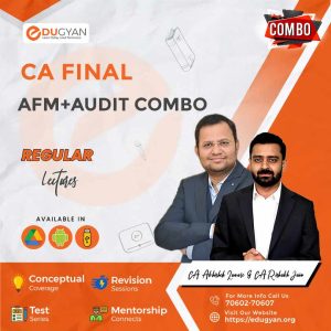 CA Final AFM+Audit Combo By CA Abhishek Zaware & CA Rishabh Jain (New Syllabus)