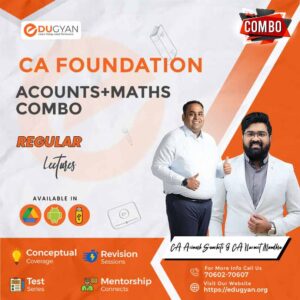 CA Foundation Accounts & Maths Combo By CA Avinash Sancheti & CA Navneet Mundhra (New Syllabus)