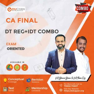 CA Final DT Regular & IDT (EOB) Combo By CA Bhanwar Borana & CA Tharun Raj (English) (New Syllabus)