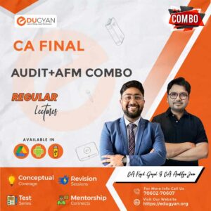 CA Final AFM & Audit Combo By CA Aaditya Jain & CA Kapil Goyal (New Syllabus)