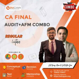 CA Final Audit & AFM Combo By CA Neeraj Arora & CA Nitin Guru (New Syllabus)