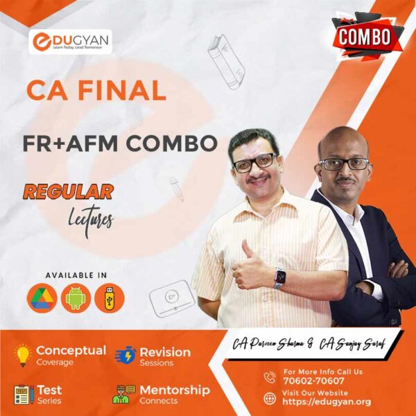 CA Final FR & AFM Combo By CA Parveen Sharma & CA Sanjay Saraf (New Syllabus)