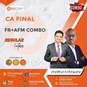 CA Final FR & AFM Combo By CA Sarthak Jain & CA Sanjay Saraf (New Syllabus)