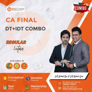CA Final DT & IDT Combo By CA Shirish Vyas & CA Mahesh Gour (New Syllabus)
