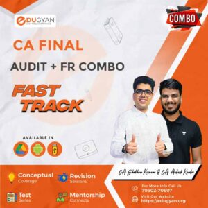 CA Final Audit & FR Fast Track Combo By CA Shubham Keswani & CA Aakash Kandoi (New Syllabus)