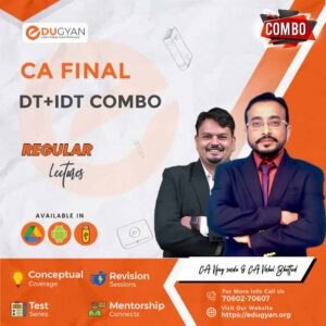 CA Final DT & IDT Regular Combo By CA Vijay Sarda & CA Vishal Bhattad (New Syllabus)