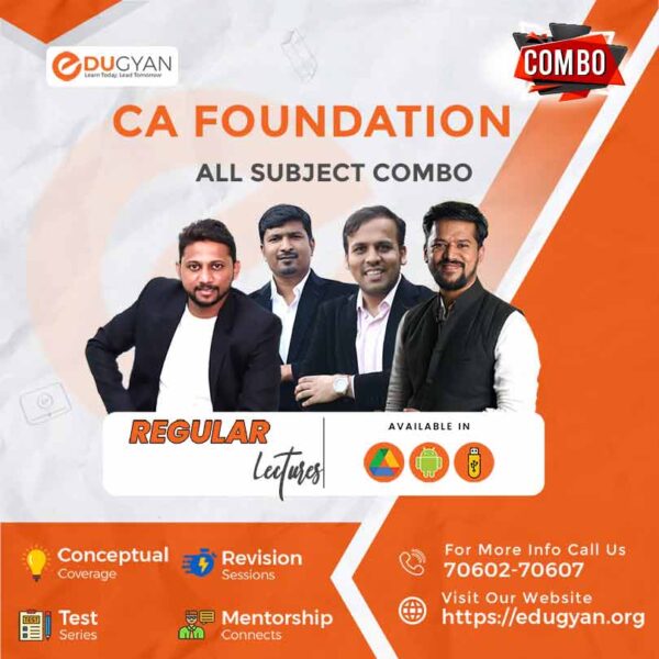 CA Foundation All Subjects Combo By Aldine (CA Vaibhav Jalan,CIMA Siddhant Sonthalia,CA Amit Popli & Adv. Himanshu Srivastav) (New Syllabus)