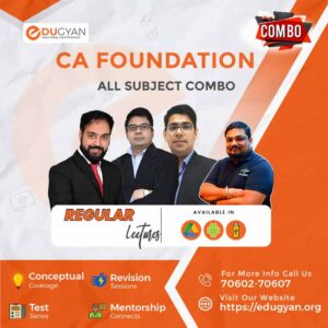 CA Foundation Full Course Combo By Prof. Vinit Kumar, CA Santosh Kumar, Prof. Nitin Bhardwaj & Prof. Mayank Agarwal (New Syllabus)