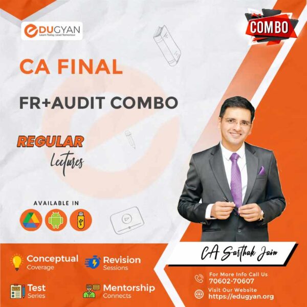 CA Final Financial Reporting & Advanced Auditing Combo By CA Sarthak Jain (New Syllabus)