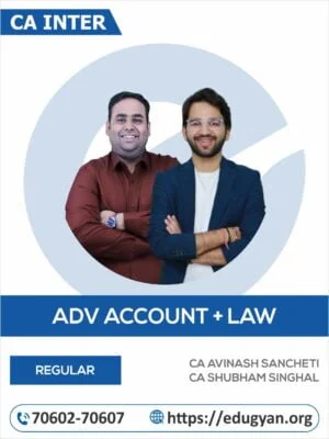 CA Inter Adv Accounts & Law Combo By CA Avinash Sancheti & CA Shubham Singhal (New Syllabus)