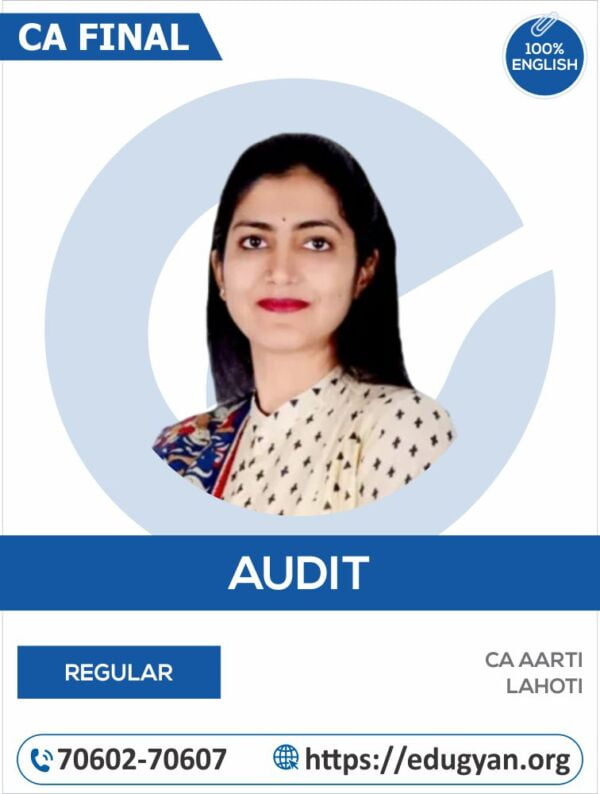 CA Final Advanced Auditing & PE (Version-2.0) By CA Aarti Lahoti (English)