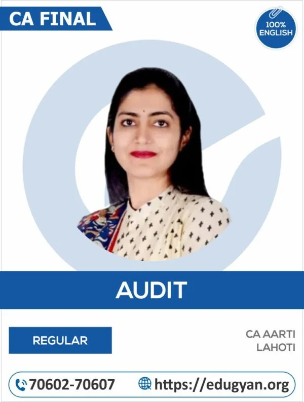 CA Final Advanced Auditing & PE (Version-2.0) By CA Aarti Lahoti (English)