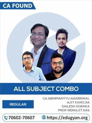 CA Foundation All Subjects Combo By Abhimanyyu Agarrwal Classes (New Syllabus)