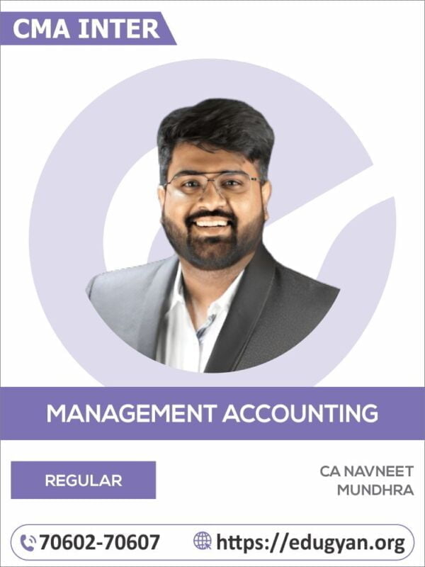 CMA Inter Management Accounting By CA Navneet Mundhra