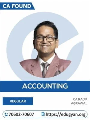 CA Foundation Accounting By CA Raj K Agrawal (New Syllabus)