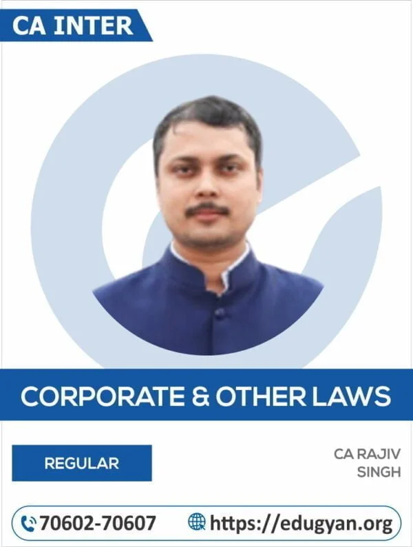 CA Inter Corporate Other Law By CA Rajiv Singh