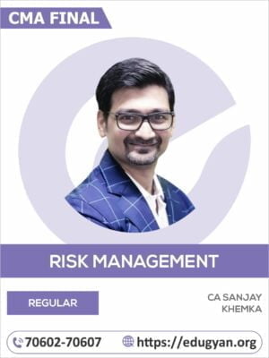 CMA Final Risk Management & Banking Insurance (RMBI) By CA Sanjay Khemka (2022 Syllabus)