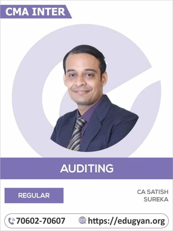 CMA Inter Corporate Audit By CA Satish Sureka (2022 Syllabus)