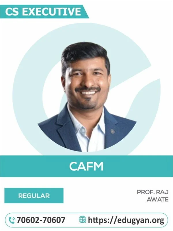 CS Executive Corporate Accounting & Financial Management By Prof Raj Awate