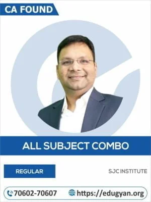 CA Foundation All Subject Combo Revolution Batch 3.0 By SJC Institute (2022 Syllabus)