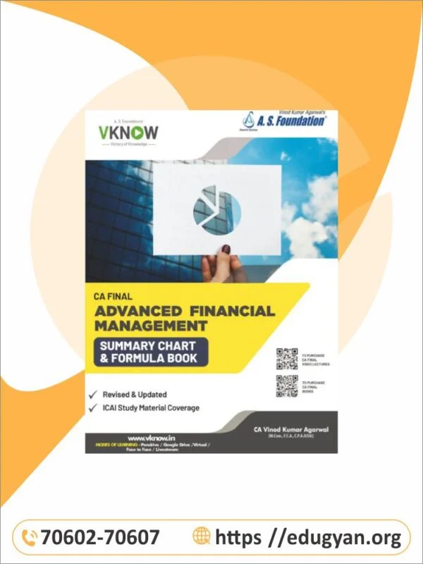 CA Final AFM Summary Chart Book By CA Vinod Kumar Agarwal (New Syllabus)