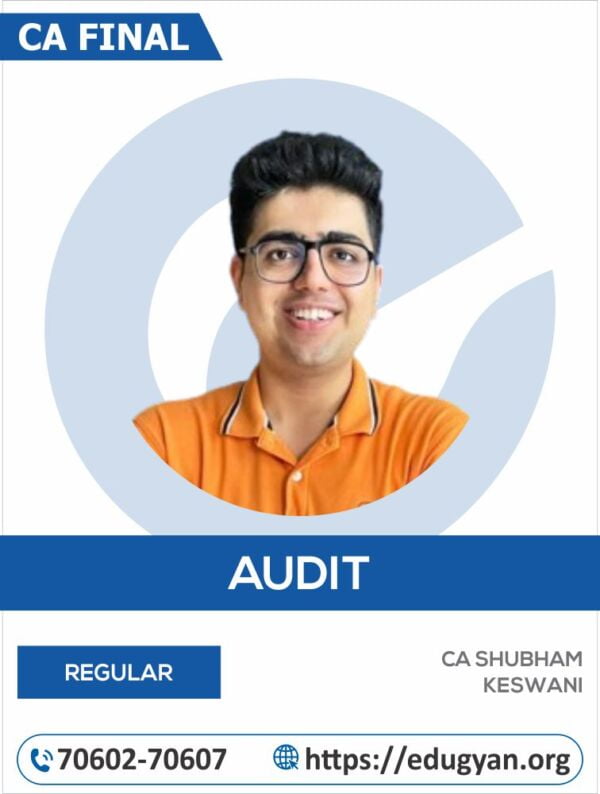 CA Final Advanced Auditing & PE By CA Shubham Keswani