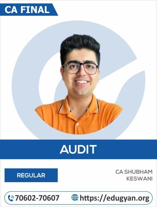 CA Final Advanced Auditing & PE By CA Shubham Keswani