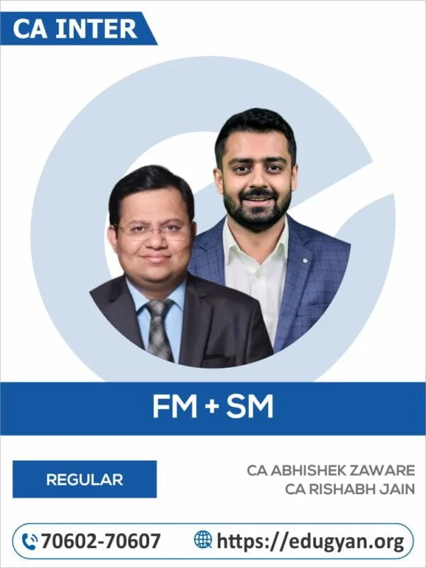 CA Inter Financial Management & Strategic Management By CA Abhishek Zaware & CA Rishabh Jain