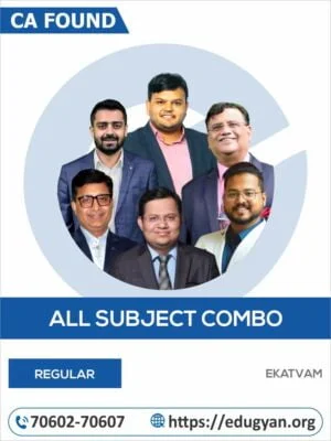 CA Foundation All Subjects Combo By Ekatvam Academy