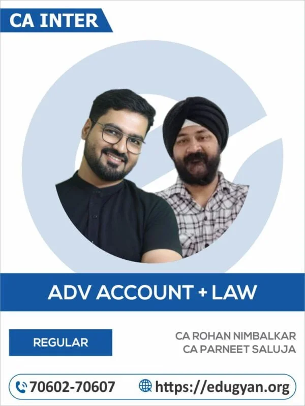 CA Inter Adv Accounts & Law Combo By CA Rohan Nimbalkar & CA Pavneet Saluja