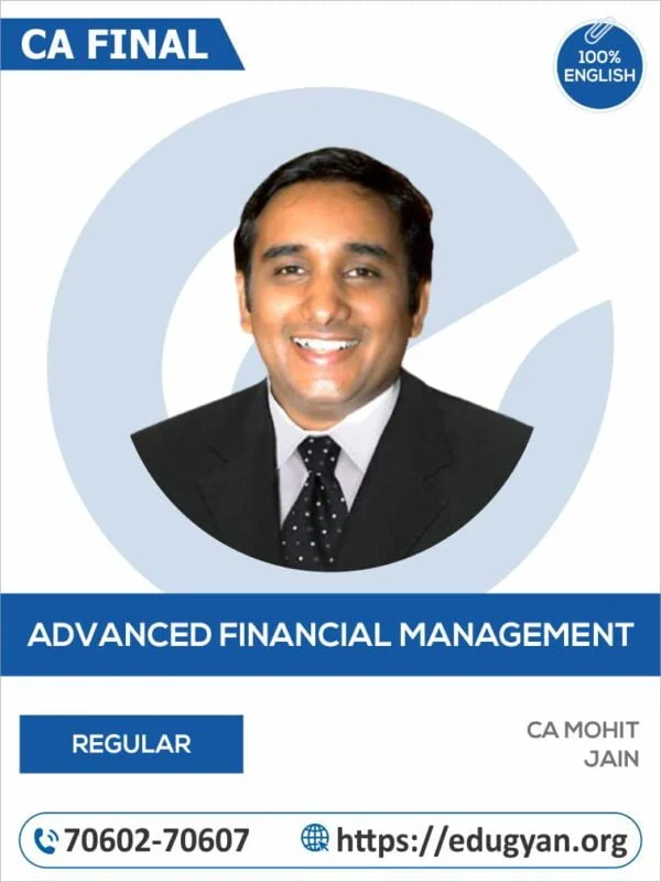 CA Final AFM By CA Mohit Jain (English) (New Syllabus)