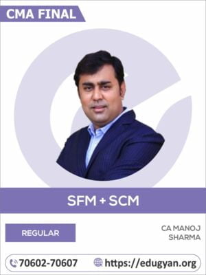 CMA Final SFM & SCM Combo By CA Manoj Sharma