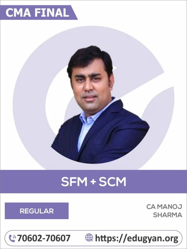 CMA Final SFM & SCM Combo By CA Manoj Sharma