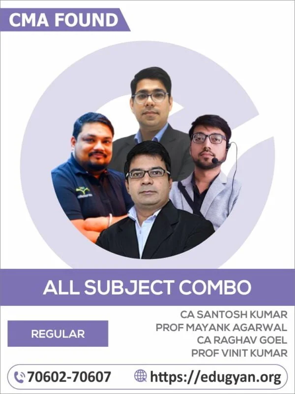 CMA Foundation All Subjects Combo By Concept Online Classes