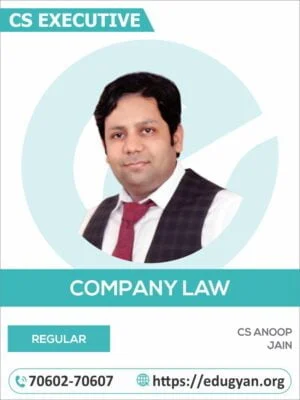 CS Executive Company Law & Practice By CS Anoop Jain (2022 Syllabus)