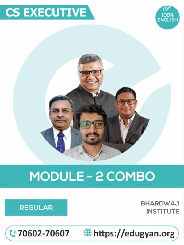 CS Executive Module II All Subject Combo By Bhardwaj Institute (English) (2022 Syllabus)