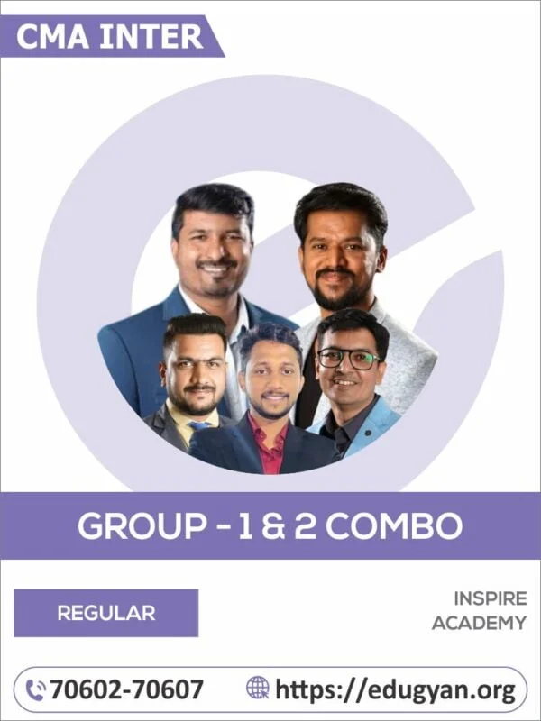 CMA Inter Group- I & II Combo By Inspire Academy